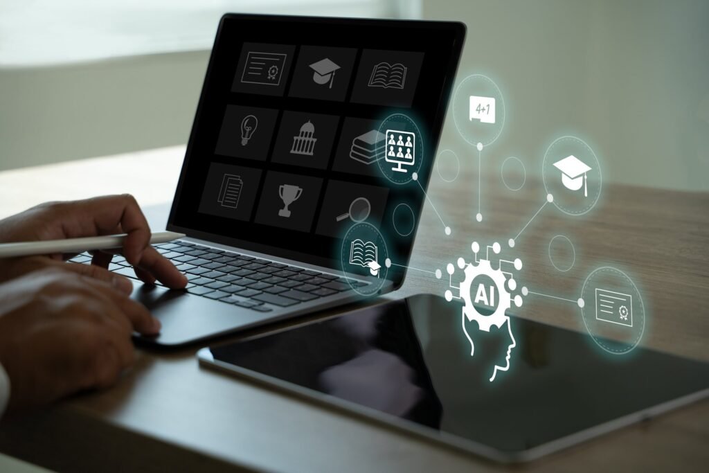 digital training webinar concept
