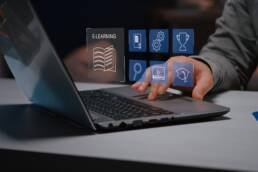 elearning technology concept online