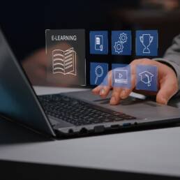 elearning technology concept online